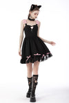 Rock doll heart bow dress DW676