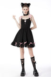 Rock doll heart bow dress DW676