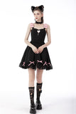 Rock doll heart bow dress DW676