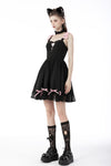 Rock doll heart bow dress DW676