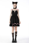 Rock doll heart bow dress DW676