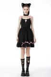 Rock doll heart bow dress DW676