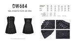 Punk locomotive pleated mini dress DW684