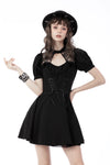 Rock girl lace-up dress DW686