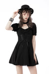 Rock girl lace-up dress DW686