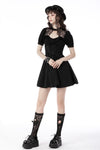 Rock girl lace-up dress DW686