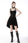 Rebel girl eyelet lace-up dress DW688