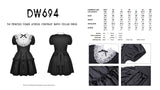 The Princess Comes Across contrast ruffle collar dress DW694