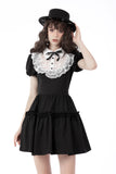 The Princess Comes Across contrast ruffle collar dress DW694