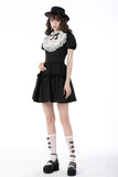 The Princess Comes Across contrast ruffle collar dress DW694