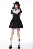 The Princess Comes Across contrast ruffle collar dress DW694