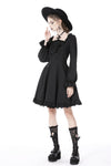 Gothic dead cross frilly dress DW727