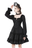 Dead doll rose trim frilly dress DW729