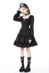 Dead doll rose trim frilly dress DW729