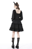 Dead doll rose trim frilly dress DW729