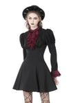 Blood clan preppy frilly collar dress DW733