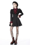 Blood clan preppy frilly collar dress DW733