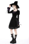 Walpurgis Night purple splicing dress DW736