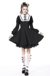 Retro contrast academy dress DW738