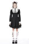 Retro contrast academy dress DW738