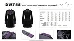 Witch college purple shirt collar velvet dress DW745