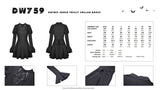 Gothic cross frilly collar dress DW759