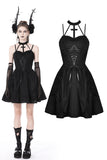 Gothic big cross strap dress DW762