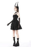 Gothic big cross strap dress DW762