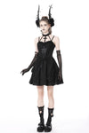 Gothic big cross strap dress DW762