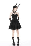 Gothic big cross strap dress DW762