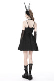 Gothic big cross strap dress DW762