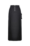 Punk sexy slit irregular long skirt KW161 - Gothlolibeauty