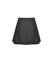 Punk metal chain decorative pleated mini skirt KW182