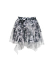 Punk decadent dyeing mini skirt  KW184