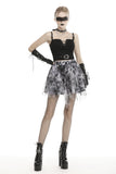 Punk decadent dyeing mini skirt  KW184