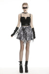 Punk decadent dyeing mini skirt  KW184