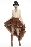 Steampunk frilly cocktail skirt KW185