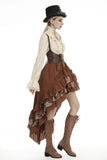 Steampunk frilly cocktail skirt KW185