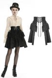 Steampunk layered short skirt KW186