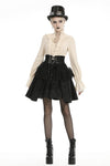 Steampunk layered short skirt KW186