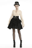 Steampunk layered short skirt KW186