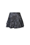 Punk tiepins tie-dyed short skirt KW190