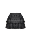 Harajuku punk subculture metal lace short skirt KW191