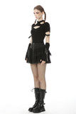 Harajuku punk subculture metal lace short skirt KW191