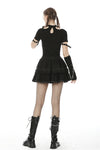 Harajuku punk subculture metal lace short skirt KW191