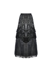 Gothic gorgeous frilly maxi skirt KW192