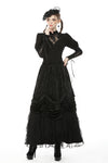 Gothic gorgeous frilly maxi skirt KW192