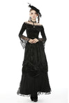 Gothic gorgeous frilly maxi skirt KW192