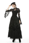 Gothic gorgeous frilly maxi skirt KW192