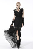 Gothic mermaid lace hollow out maxi skirt KW198